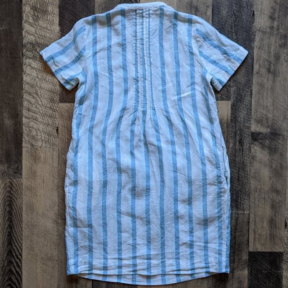 Faherty Linen Gemina Shift Mini Dress - Picture 2 of 7